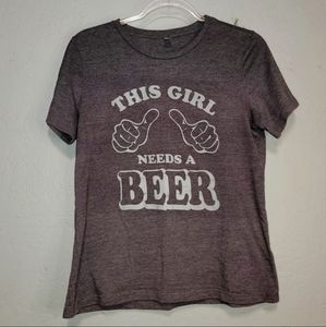 Thread Tank Designs " This Girl Needs A Beer"